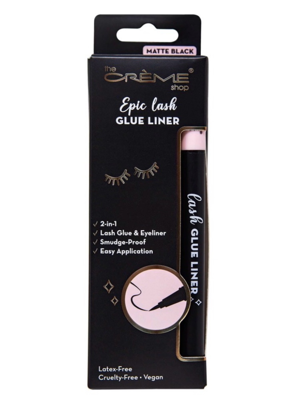 🛍️3/$20🛍️The Crème Shop Epic Lash Glue Liner Black